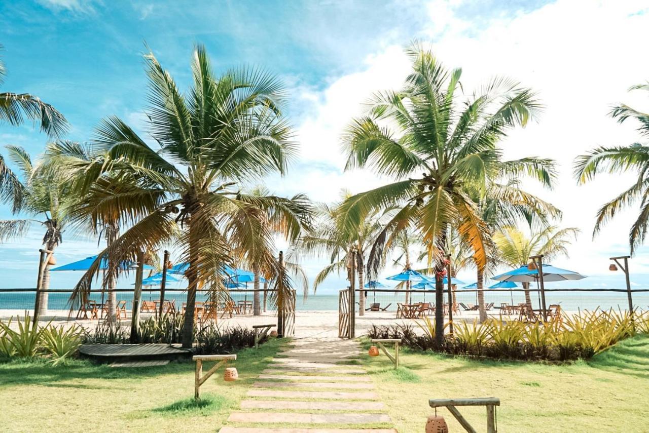 Ap Vila Mar Pé na areia com vista para o mar e piscina Barra Grande (Piaui) Exterior foto